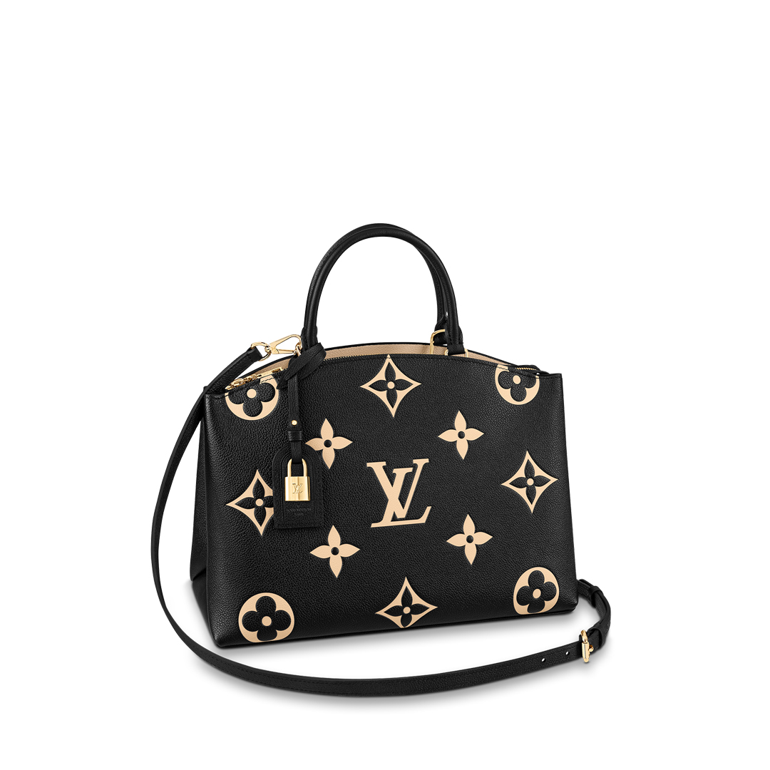 Louis Vuitton GRAND PALAIS Tote Bag M45842 Black/Beige